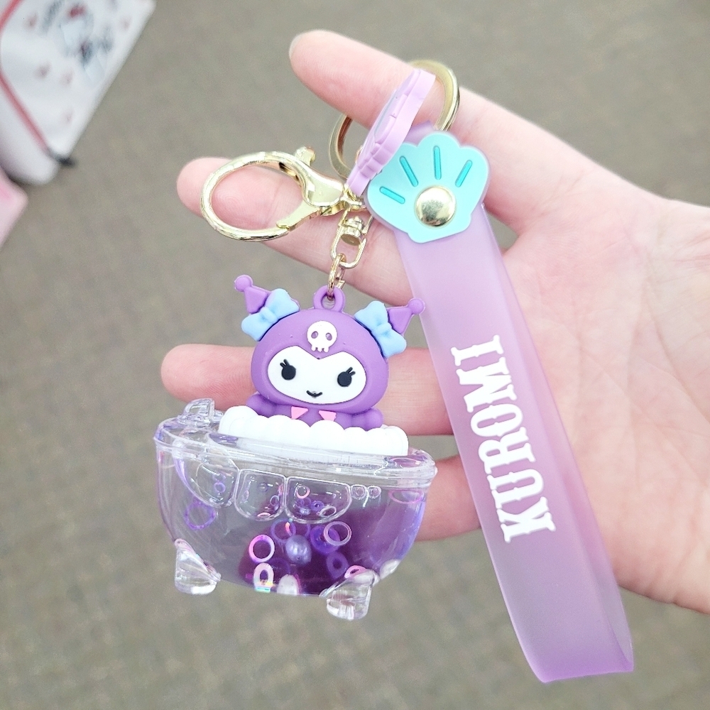Brand New Kuromi Bathtub Keychain